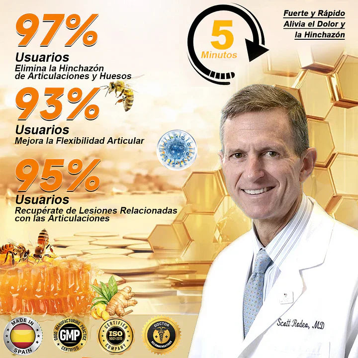 AGUIJON DE ABEJAS PARA ALIVIO Y TRATAMIENTO DEL DOLOR ROPCEER™ - CICATRIZANTE DE HUESOS